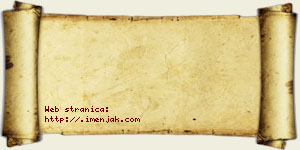 Una Vesković vizit kartica